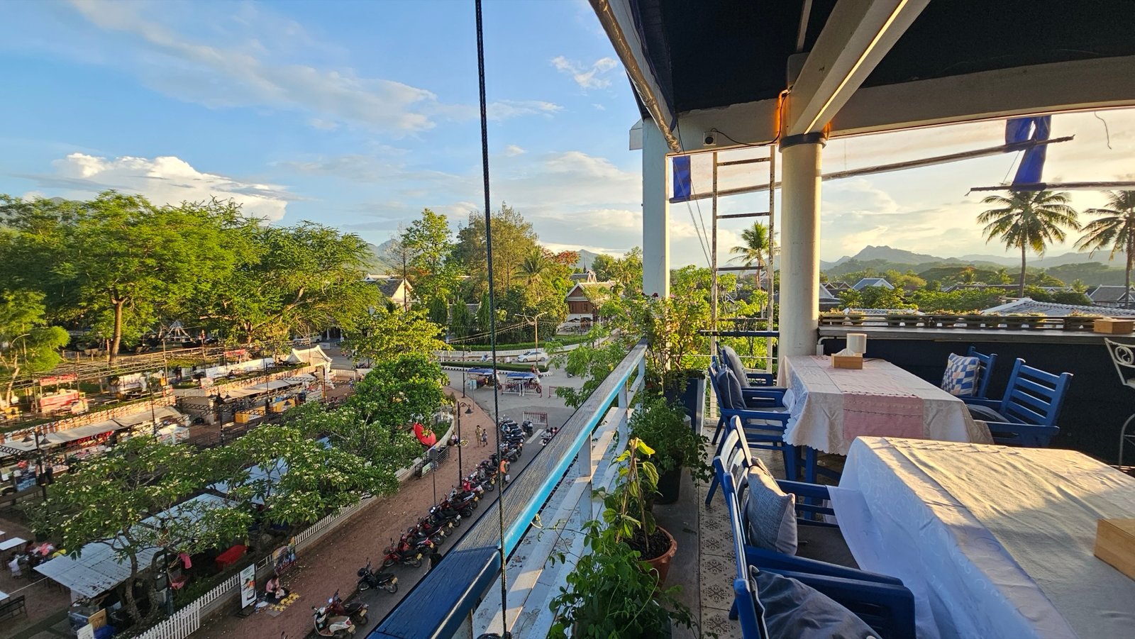 Indigo Café rooftop terrace, Luang Prabang